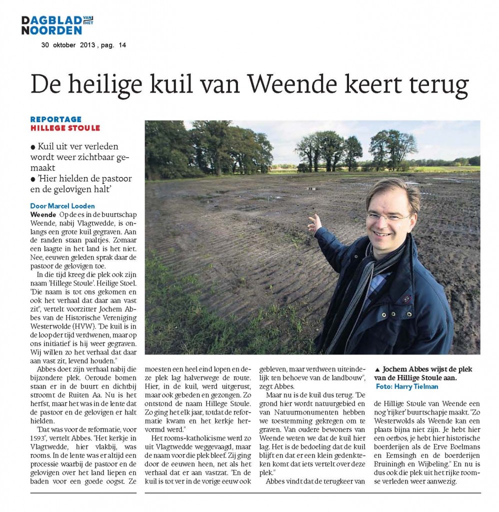 20131030 De heilige kuil van Weende keert terug